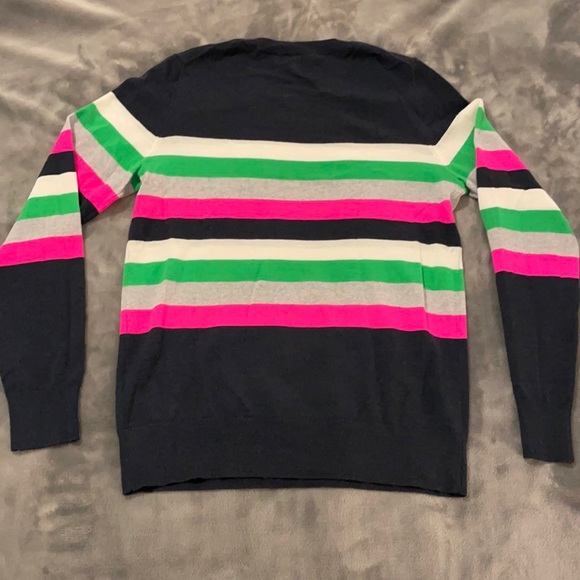 Banana Republic Navy Striped Sweater - Picture 3 of 3